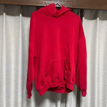 00s 러셀 후드티 짧은 기장 박스 실루엣