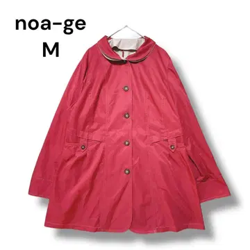 노아쥬 블루종 긴팔 빨간색 얇은 소재 무지 M 아우터