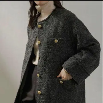 라운지 드레스 Loungedress 노카라 자켓