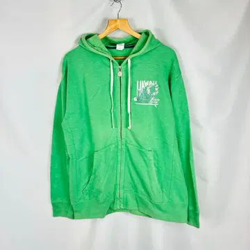 Dick Brewer 집업 후드티 L 그린 B4020