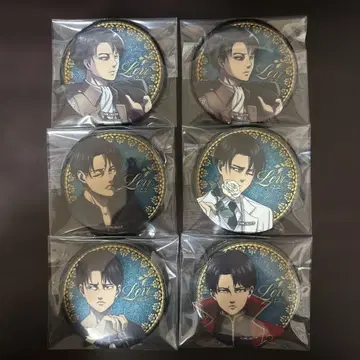 진격의 거인 카라테츠 캔뱃지 리바이