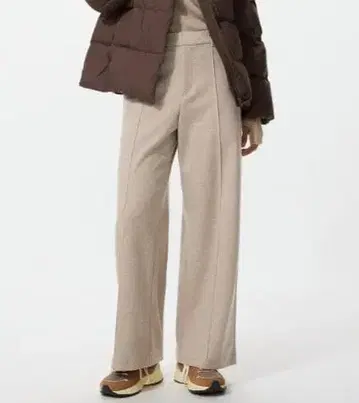 새상품 UNIQLO 유니클로 브러쉬드 저지 와이드 팬츠 XXL