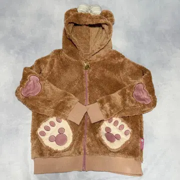 도쿄디즈니씨 셰리메이 후드티 보송보송 여성용 M 브라운