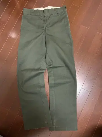 Dickies 워크 팬츠 올리브 그린