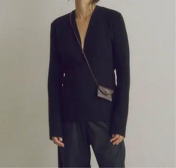 Plage MY_deep v 니트