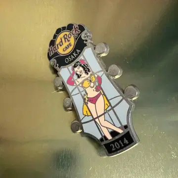 하드 록 카페 여아 핀 배지 2014년 오사카 한정판