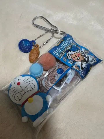 도라에몽 캡슐 토이 가챠가챠 키링 파랑