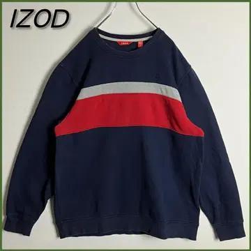 IZOD 아이조드 원 포인트 자수 로고 맨투맨