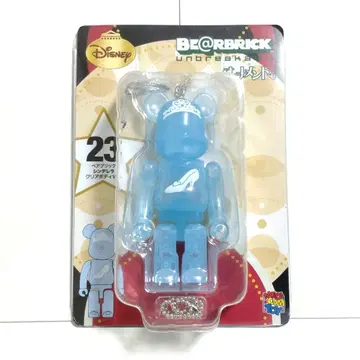 [ 미개봉 ] 디즈니 오너먼트 복권 베어브릭 신데렐라 클리어 바디
