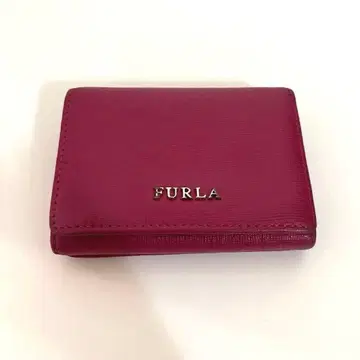 FURLA 핑크 3단 폴더형 지갑