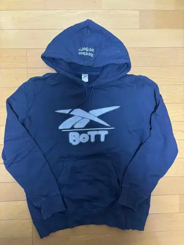 Reebok BOTT 네이비 후드 부착 후드티