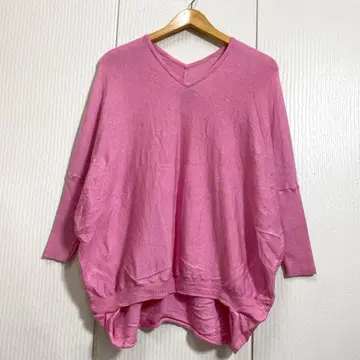 Liesse 리에스 V넥 돌먼 니트 풀오버