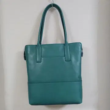 aniary 터콰이즈 가죽 토트백