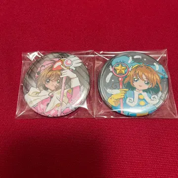 카드캡터 사쿠라 캔뱃지 벚꽃