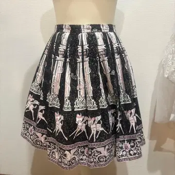 MILK 밤비 패턴 스커트 90년대