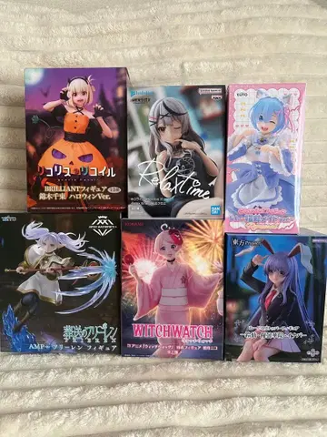 애니메이션 피규어 세트 6점