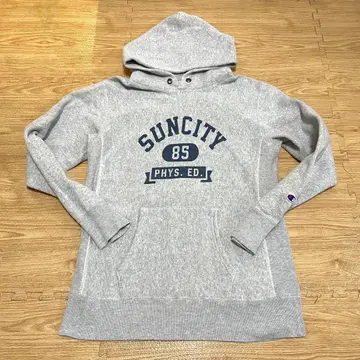 챔피온 리버스 위브 청단 복각 후드티 SUNCITY