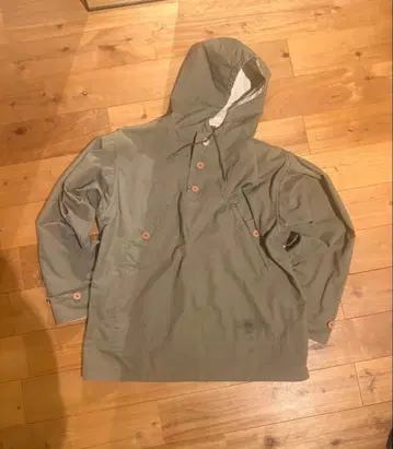 US.army 올리브 그린 후드 부착 마운틴 후드티