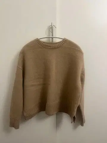 UNITED ARROWS 베이지 긴팔 스웨터