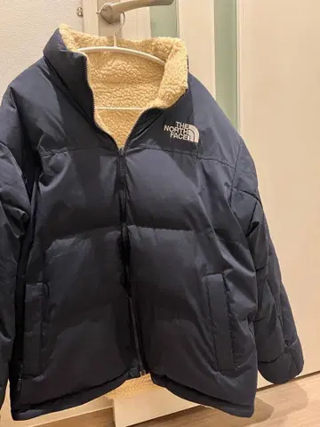THE NORTH FACE 다운 자켓 XL 네이비 리버서블