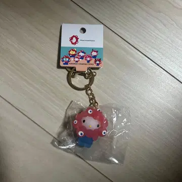 산리오 입체 마스코트 클리어 키링 키티