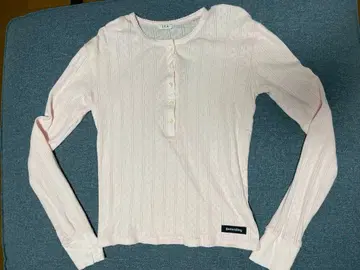 SEA HENRY NECK L/S TEE STONE 헨리넥