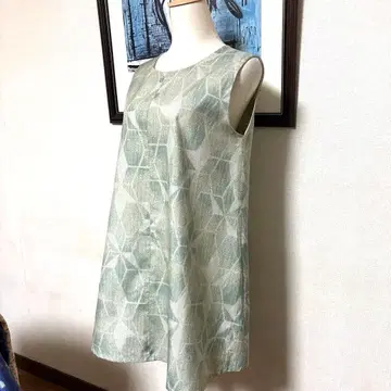 오시마 명주 튜닉 실크 기모노 리메이크