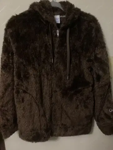 Champion 플리스 자켓 M 브라운