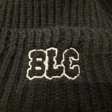 BLUCO 블랙 니트 모자 BLC