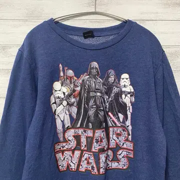 STAR WARS 맨투맨 트레이닝복 네이비 다스 베이더 USA 구제 의류