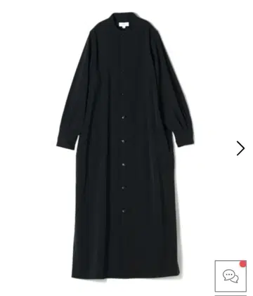 HYKE /MAXI SHIRT DRESS /BLACK