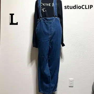 studio CLIP 데님 서스펜더 포함