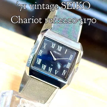 '71 세이코 샤리오 수동 와인딩 남성용 워치 OH 완료