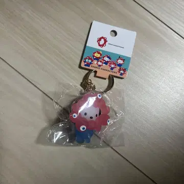 포차코 산리오 입체 마스코트 클리어 키링