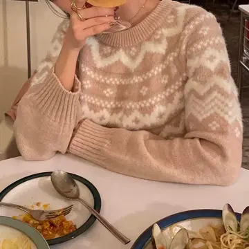 [ 즉시 구매 OK ] -muguet 노르딕 니트-