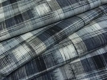 기모노 유  격자 순수 실크 sa146