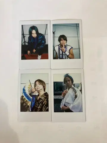 리얼피스 카쵸 체키 4장 세트