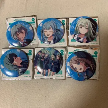 뱅드림 CRYCHIC 캔뱃지 (6개 세트)