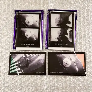 사카모토 데이즈 사카모토 타로 아크릴 키링 카드 4종 세트