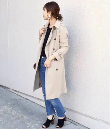 [ 정가 3만엔 ] ships Khaju 트렌치코트 라이너 포함