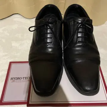 가죽 신발 블랙 하이드로테크