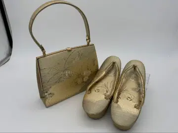 일본 의류 백 조리 일본 정통의상 소품 조리 백 세트 기모노 기모노 골드