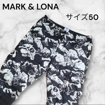 새상품급 MARK & LONA 마크앤로나 스컬 골프 팬츠 사이즈 50