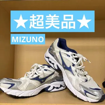 컨디션 최상 Mizuno 러닝화 화이트/네이비