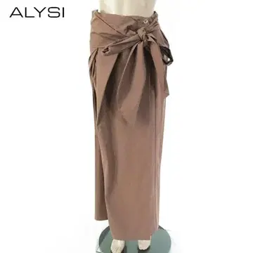 새상품 알리시 ALYSI 롱 랩스커트 38 ESK718 S 사이즈