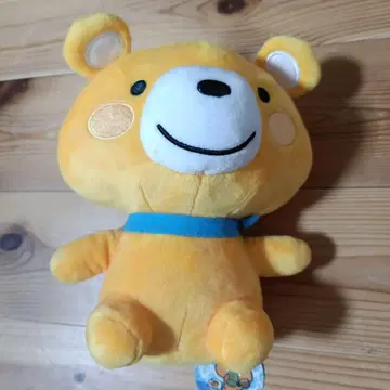 아베상 봉제 인형 오렌지 컬러