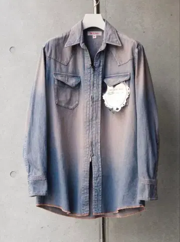 MASU WESTERN SHIRT OVER DYEPINK INDIGO