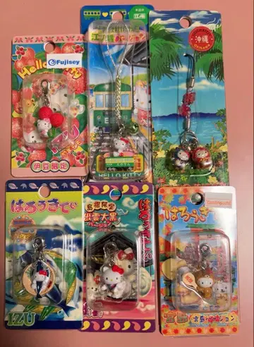 헬로키티 스트랩 6개 세트