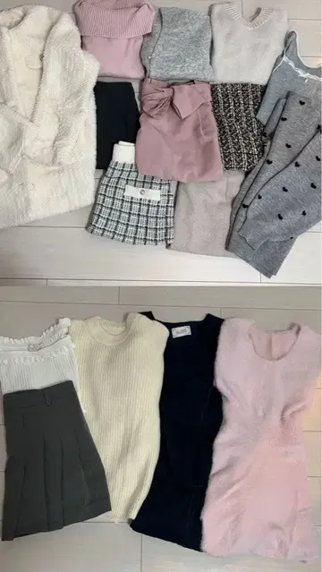 총액 8만 엔 새상품 포함 여성용 묶음