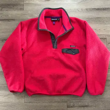 진 Patagonia 90s 스냅T 살몬 핑크